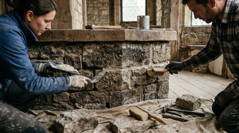 authentic fireplace restoration techniques