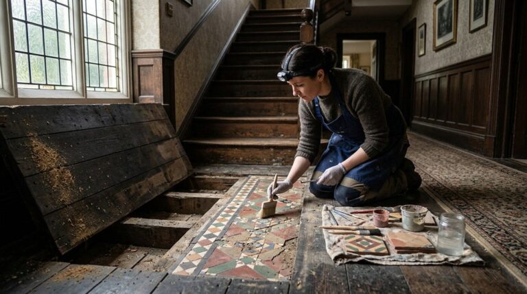 hidden edwardian floor restoration
