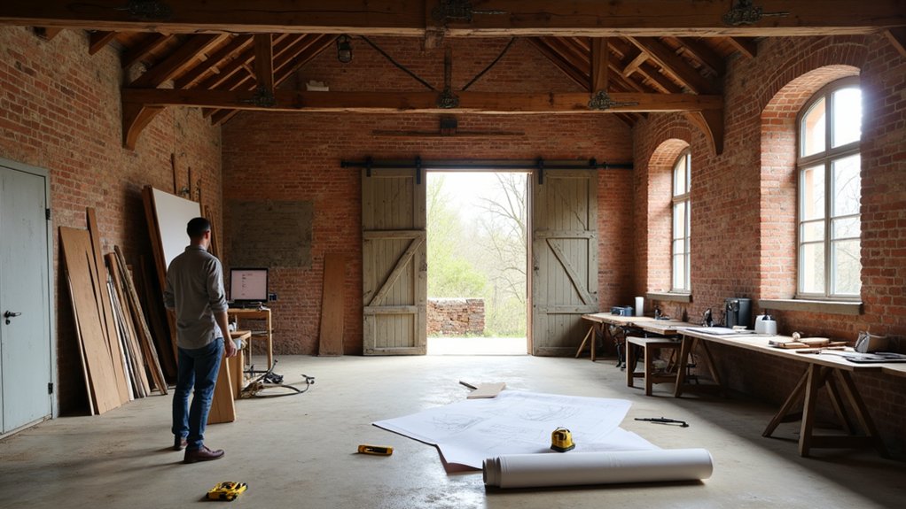 inspect assess plan preserve an old brick stable