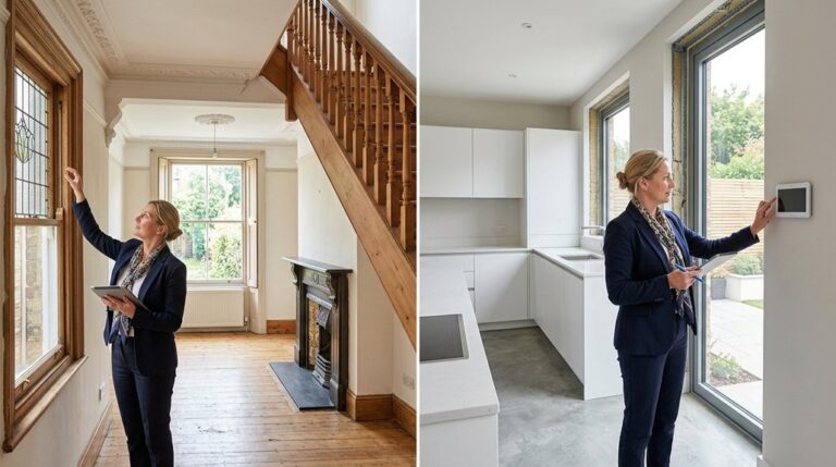 period vs modern property