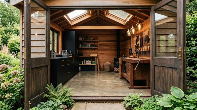 transforming shed into luxury